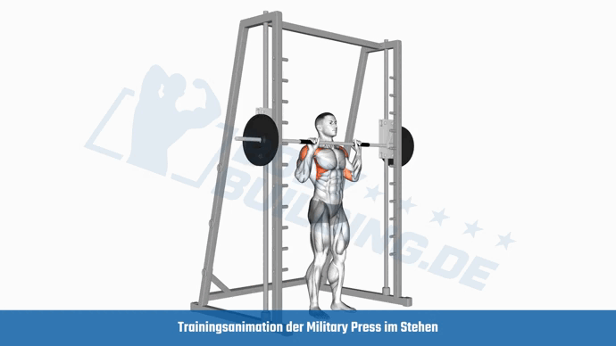 Trainingsvideo zur Military Press im Stehen - Multipresse