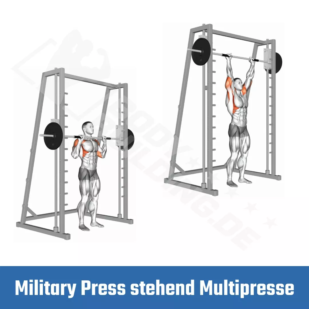 Military Press Multipresse Fitnessübung